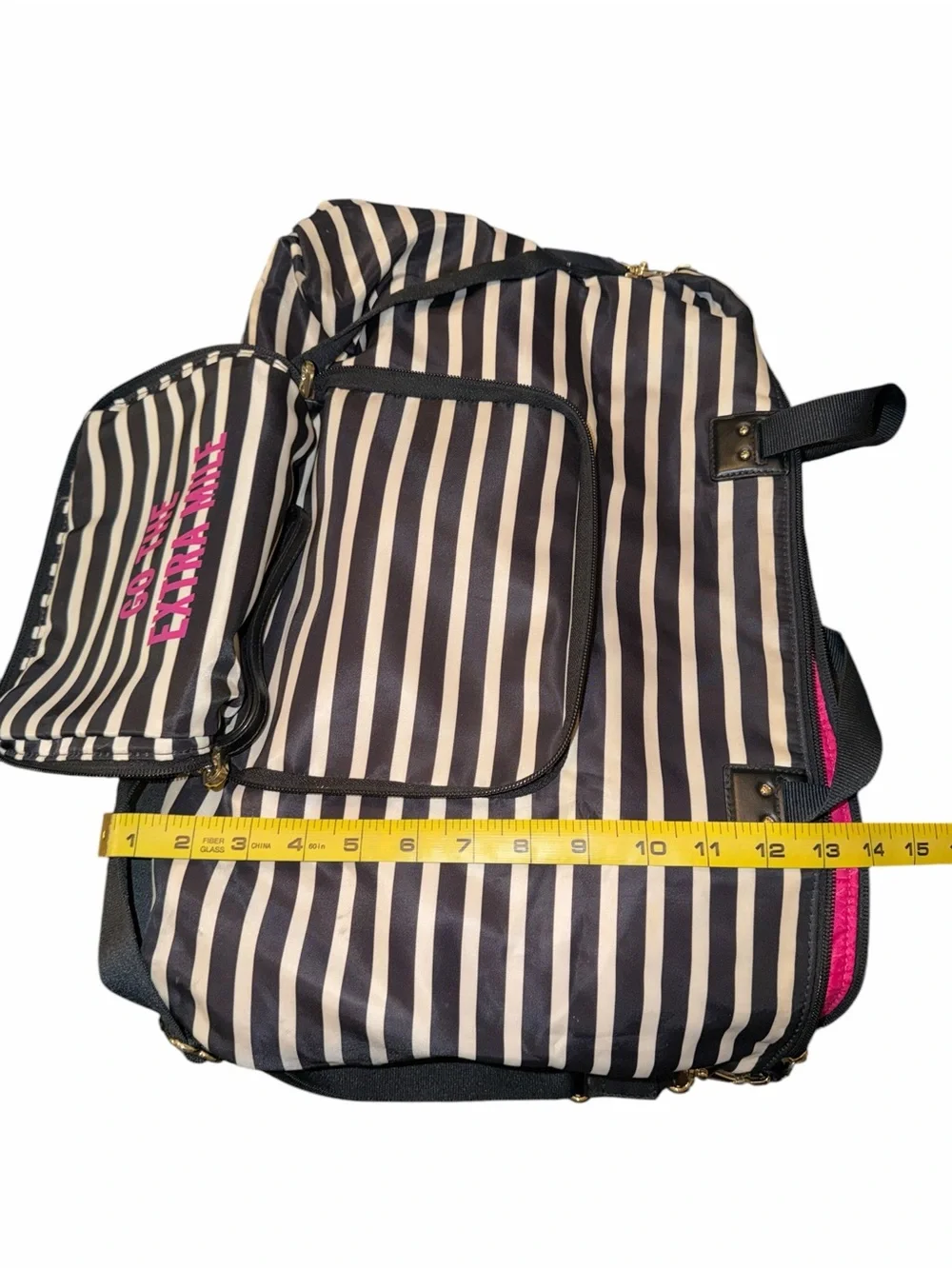 Kate Spade Striped Duffle Bag